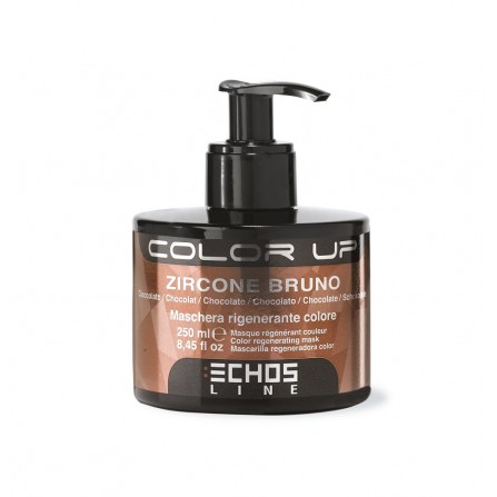 ECHOSLINE COLOR UP ZIRCONE BRUNO  РЕГЕНЕРИРАЩА ЦВЕТНА МАСКА - ШОКОЛАД  250мл