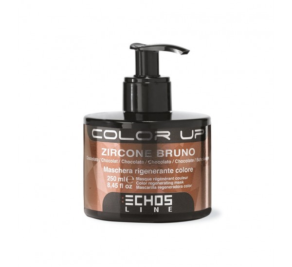 ECHOSLINE COLOR UP ZIRCONE BRUNO  РЕГЕНЕРИРАЩА ЦВЕТНА МАСКА - ШОКОЛАД  250мл
