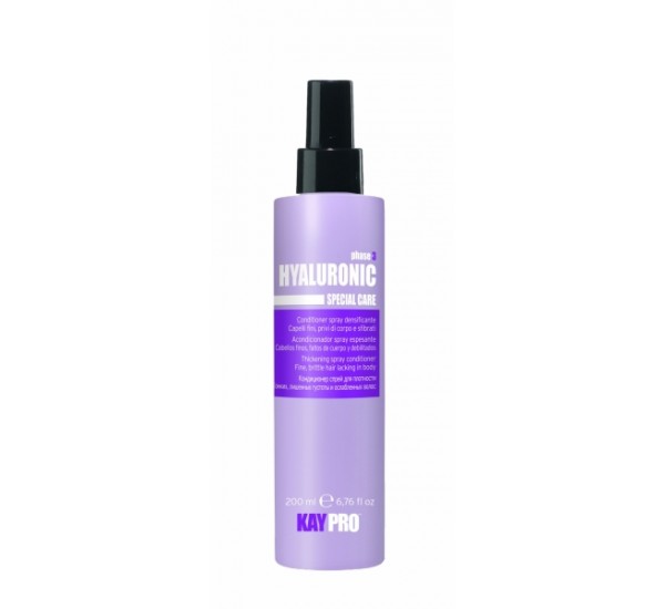 УПЛЪТНЯВАЩ СПРЕЙ-БАЛСАМ С ХИАЛУРОНОВА КИСЕЛИНА KAYPRO HYALURONIC CONDITIONER SPRAY 200ml
