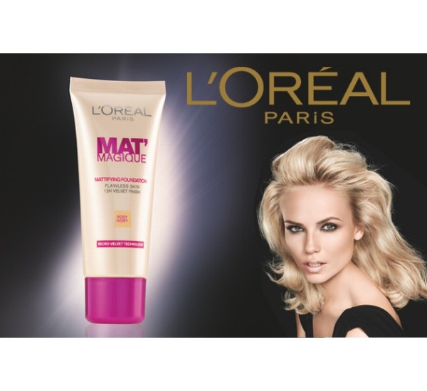 L'ORÉAL PARIS MATTE MAGIQUE Фон дю тен с матов ефект 25ml
